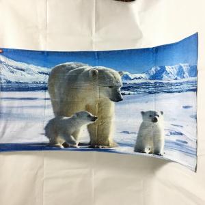 350gsm Digital Printed Logo Cotton Beach Towel Promotional Gifts